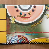 2 tappetini da gioco Pokémon vintage WOTC 1999