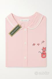 camicia da notte in cotone maniche corte