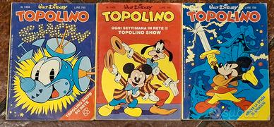 Lotto 3 fumetti Topolino anni ’80  1404–1405–1411