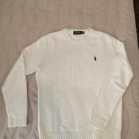 maglione Ralph Lauren bianco