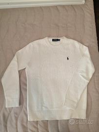 maglione Ralph Lauren bianco