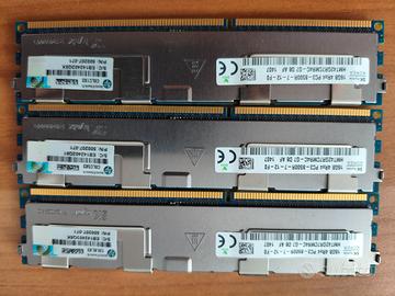 Lotto 3x RAM Server SK Hynix 16GB DDR3 ECC Reg PC3