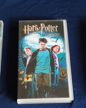 2 videocassette e 1 DVD di Harry Potter