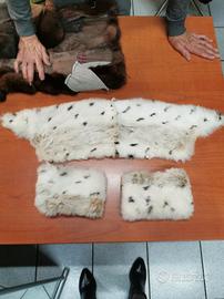 Pelliccia di Lince collo e polsi 