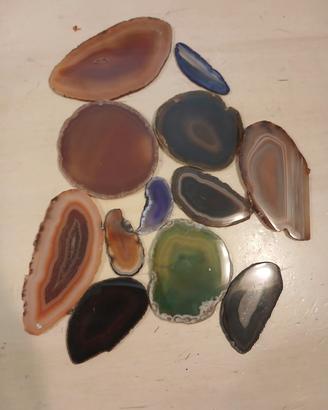 fette agata multicolore