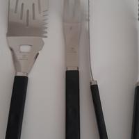 set barbecue in acciaio 