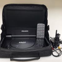 Lettore DVD/MPEG4 portatile "Majestic" DVX 319D + 