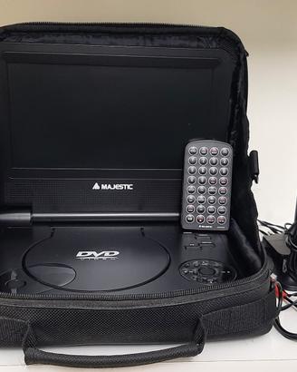 Lettore DVD/MPEG4 portatile "Majestic" DVX 319D + 