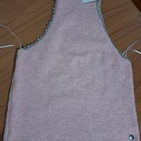 Maglia lupetto con strass TWO WAY