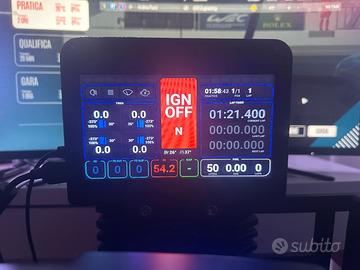 Dashboard SimHub 7" V2 per Fanatec Sim Racing