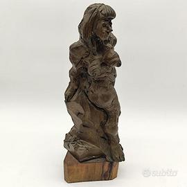 SCULTURA BRONZO MARIANO VALENTINI DONNA