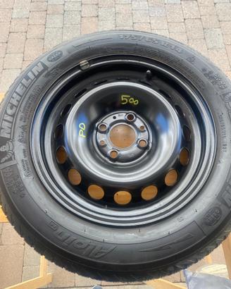 4 gomme invernali Fiat 500