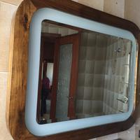 Specchio e Set bagno 10 pezzi