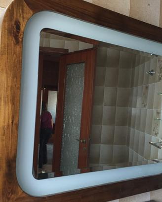 Specchio e Set bagno 10 pezzi