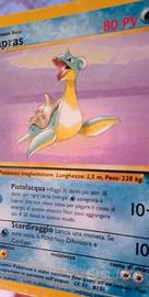 Carta Pokémon Rara Vintage Lapras non Holo