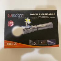 Torcia LED Ricaricabile Wisdom DT-2049