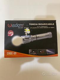 Torcia LED Ricaricabile Wisdom DT-2049