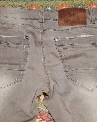 GLENFIELD Pantaloni uomo elasticizzati - Grigio