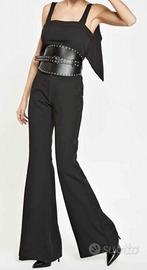 Tuta Jampsuit Denny Rose originale, nera, tg 42