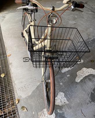 Bicicletta da donna 21 rapporti beige