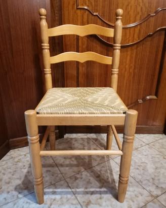 Sedia Sedie da Cucina Classico Legno Chiaro