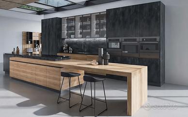 CUCINA Lineare 5,25m+Isola 2,40m 📐ANCE SU DISEGNO