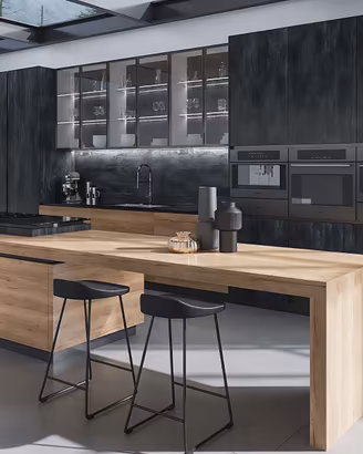 CUCINA Lineare 5,25m+Isola 2,40m 📐ANCE SU DISEGNO