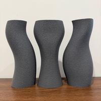 Set 3 vasi design ondulati - stile moderno