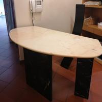 Scrivania designer in marmo