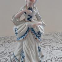Statuetta dama stile Capodimonte 