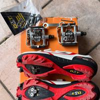 scarpe mtb + pedali DMV