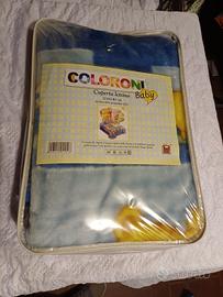 Coperta Lettino - Baby Blanket 105x140 cm Multicol