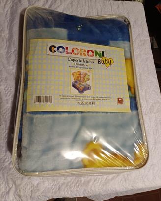 Coperta Lettino - Baby Blanket 105x140 cm Multicol