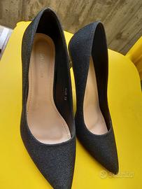 Scarpe nere numero 39 tacco cm 7