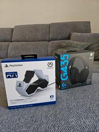 Base Joystick Ps5 + Cuffie Logitech G435 + Wrc Ps5