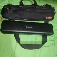 flauto traverso con chiavi aperte