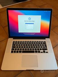 Macbook Pro 15 - 16GB RAM - 512 GB storage