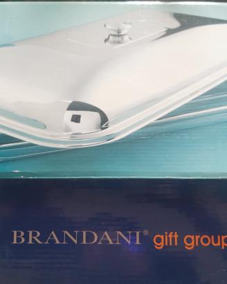 Pirofila + coperchio Brandani acciaio inox 46x24cm