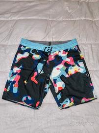 Boardshorts Volcom - Fantasia Astratta Blu/Nero