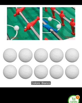 palline calcio balilla
