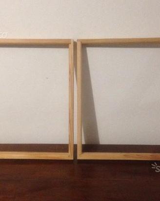 2 telai legno ikea