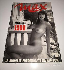 Calendario Helmut Newton per Max 1990