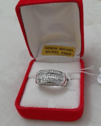 ANELLO A FASCIA LARGA CON SWAROVSKI