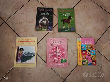 Lotto 5 libri per ragazze