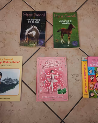 Lotto 5 libri per ragazze
