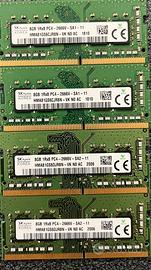 4 RAM SK Hynix 8GB DDR4 2666MHz SO-DIMM 1Rx8