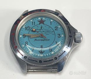 Orologio Vostok Komandirskie sottomarino blu