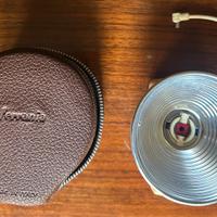 Flash a lampadine Ferrania vintage con custodia