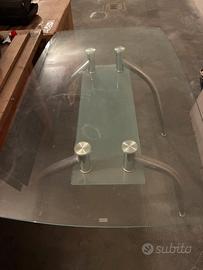 Tavolo in vetro vintage