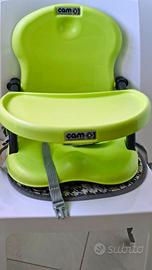 rialzo sedia cam con tavolino pappa 